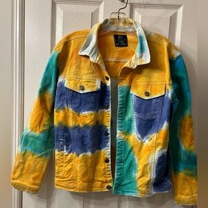 Sacred crown tie dye jacket size L (14/16))